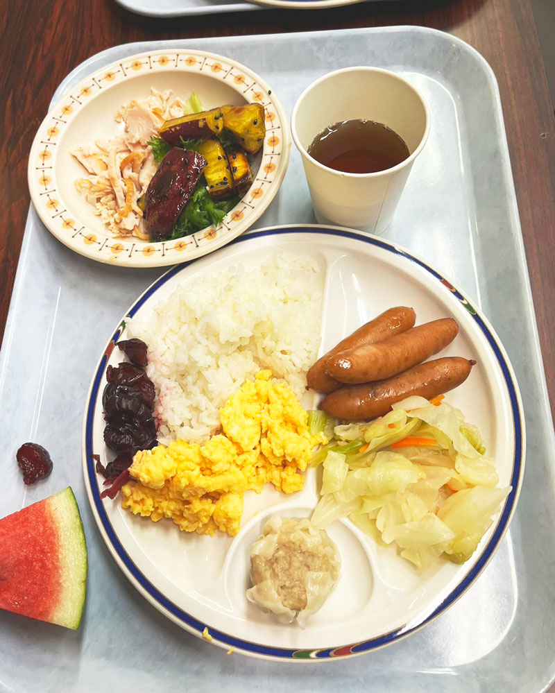 子ども食堂で提供された食べ物